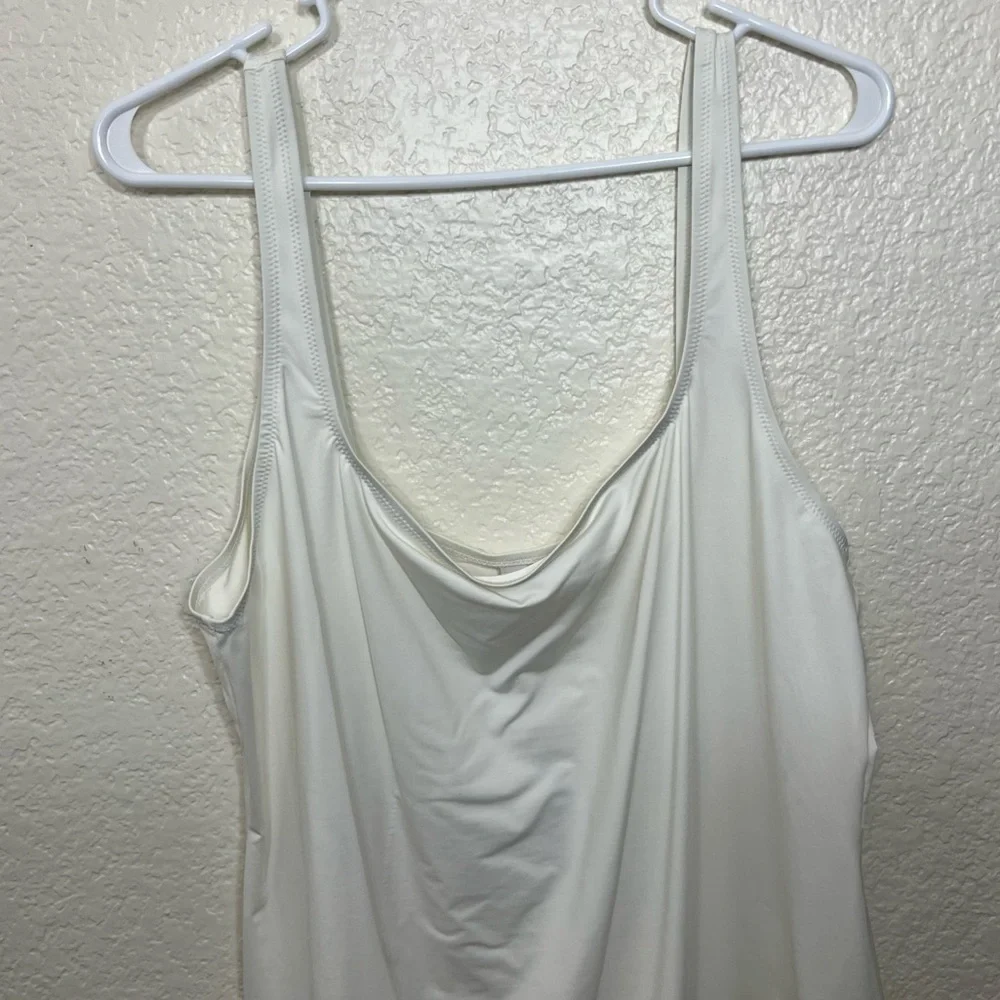 Skims Swim Tank Dress White Size 4X